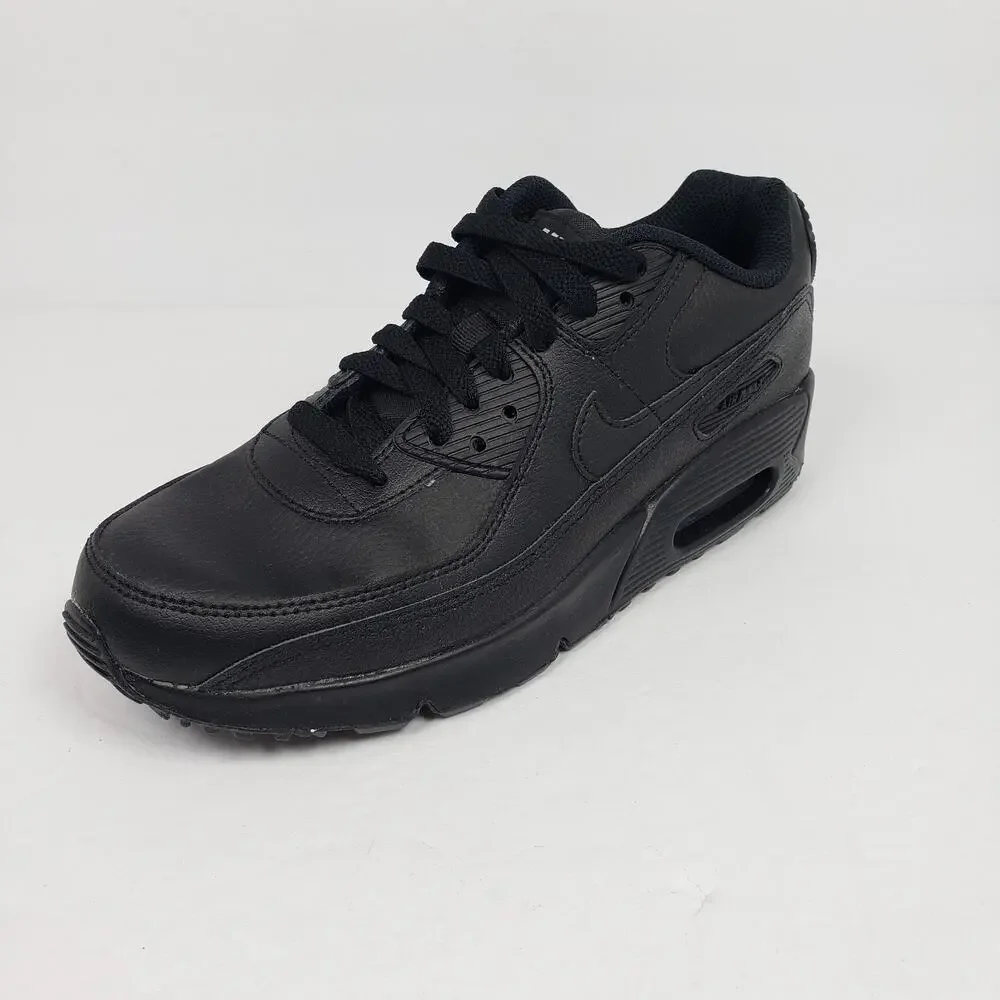 Nike Air Max 90 Youth Size 5Y Womens Sz 6.5 Black Low Sneaker Shoes HF6358-001
